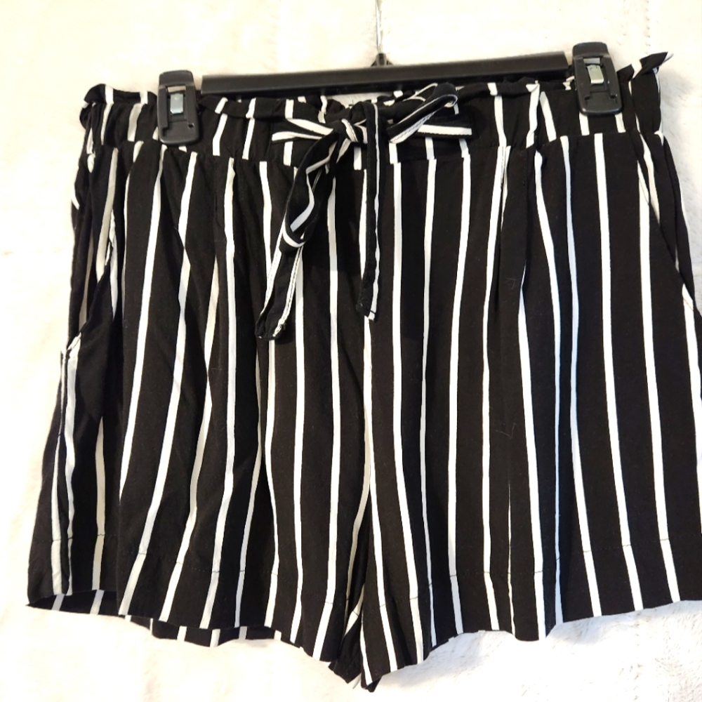 Paperbag top shorts